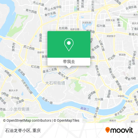 石油龙脊小区地图