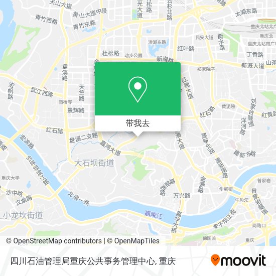 四川石油管理局重庆公共事务管理中心地图