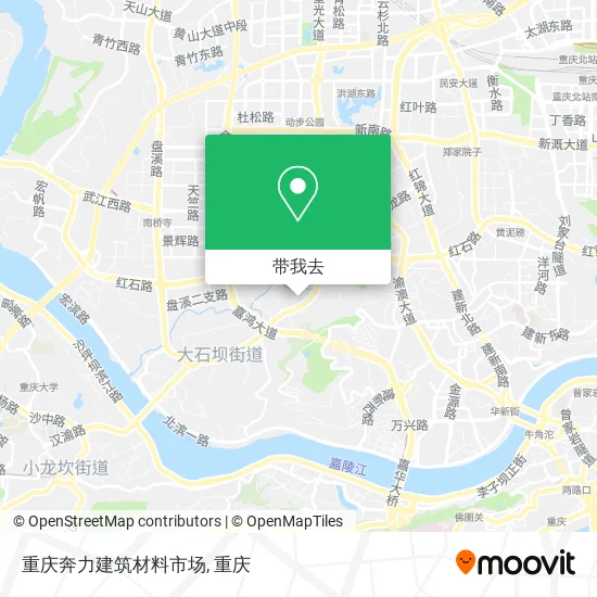 重庆奔力建筑材料市场地图