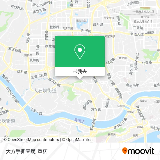 大方手撕豆腐地图