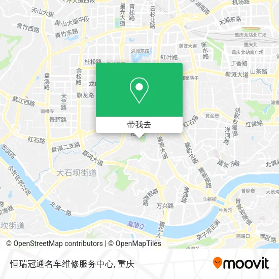 恒瑞冠通名车维修服务中心地图