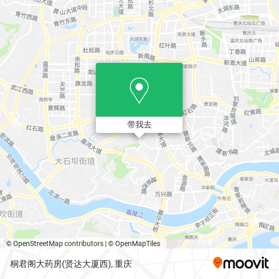 桐君阁大药房(贤达大厦西)地图
