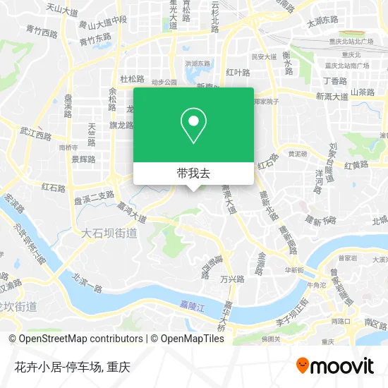 花卉小居-停车场地图