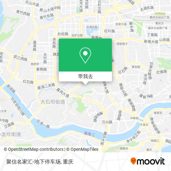 聚信名家汇-地下停车场地图