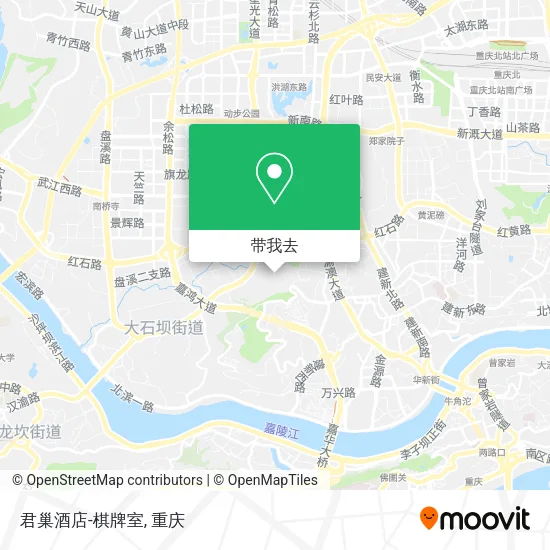 君巢酒店-棋牌室地图