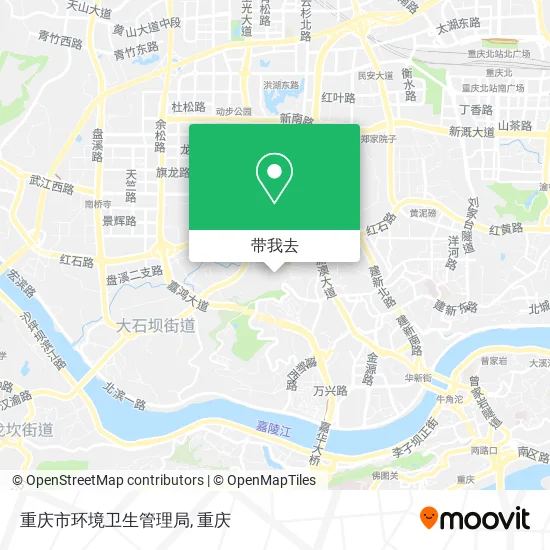 重庆市环境卫生管理局地图