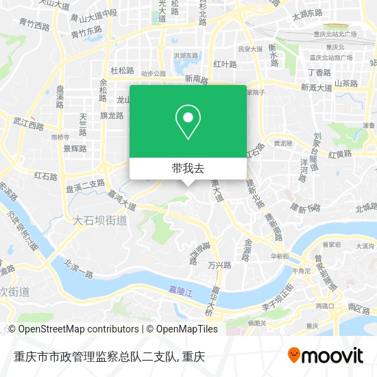 重庆市市政管理监察总队二支队地图