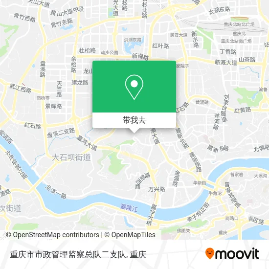 重庆市市政管理监察总队二支队地图