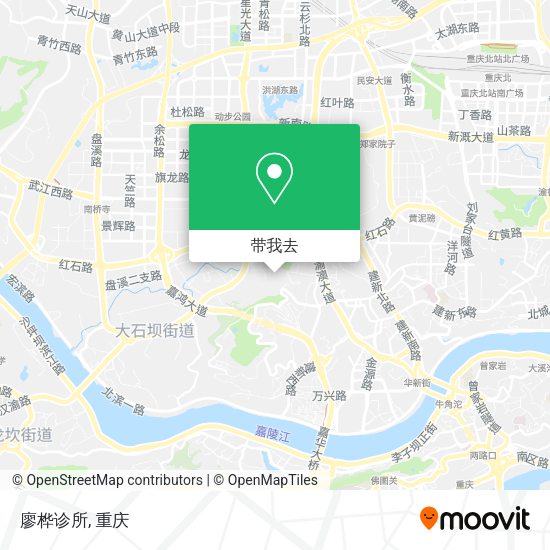 廖桦诊所地图