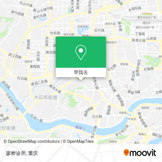 廖桦诊所地图