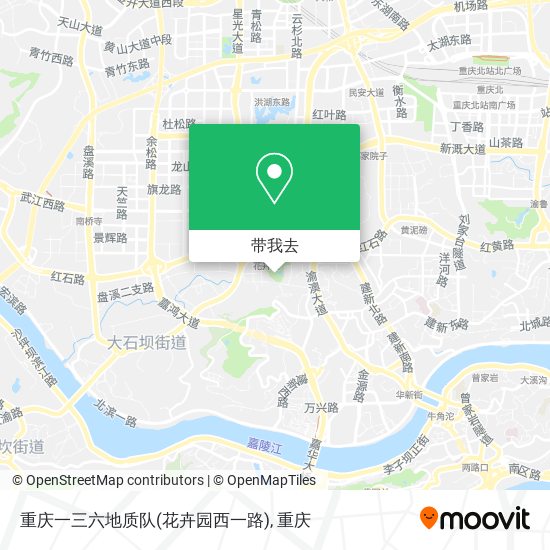 重庆一三六地质队(花卉园西一路)地图