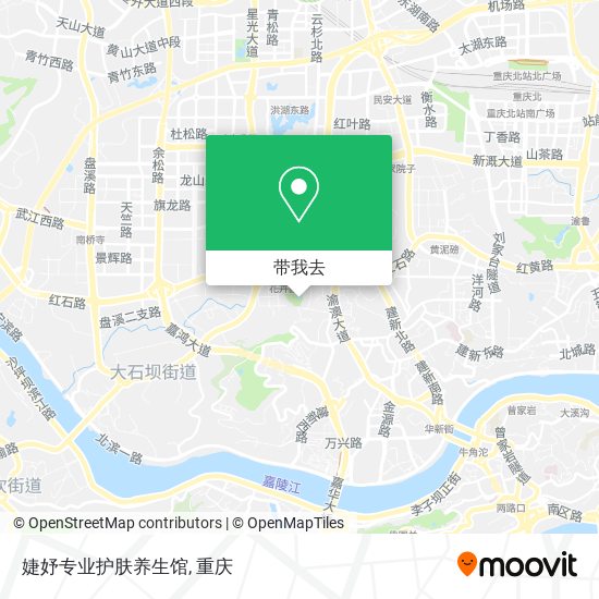 婕妤专业护肤养生馆地图