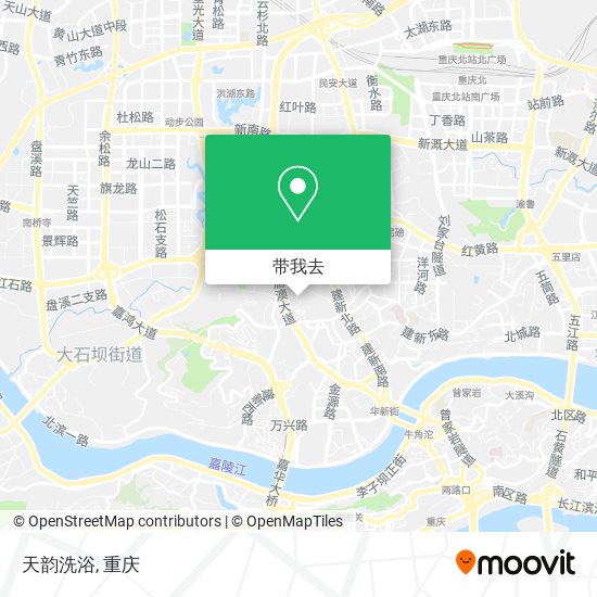 天韵洗浴地图