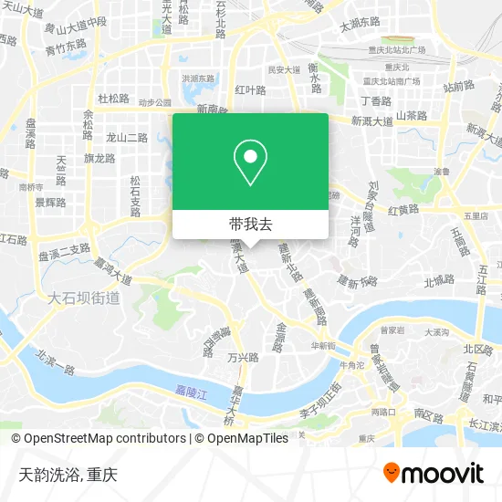 天韵洗浴地图