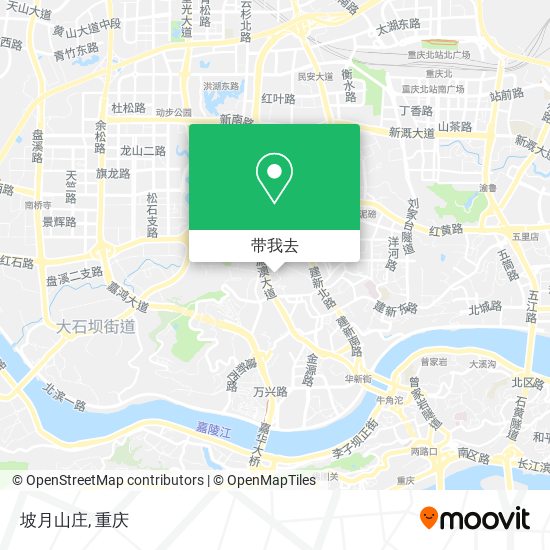 坡月山庄地图