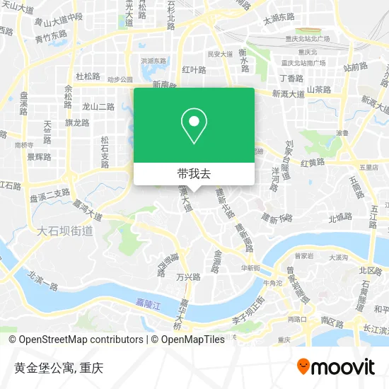 黄金堡公寓地图