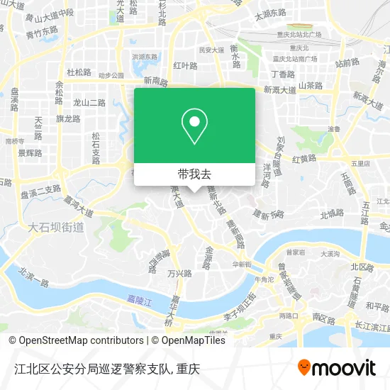江北区公安分局巡逻警察支队地图
