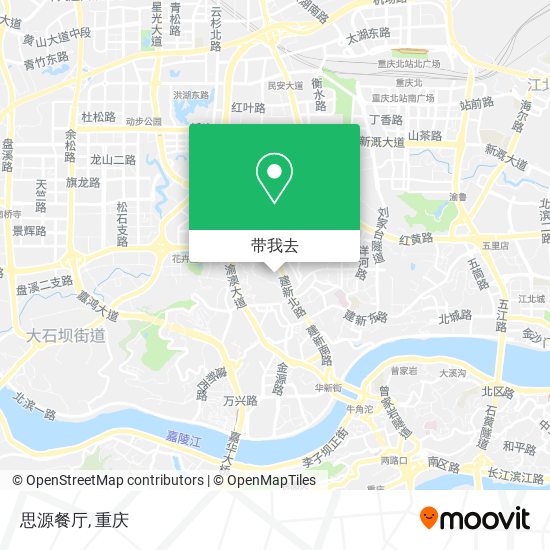 思源餐厅地图
