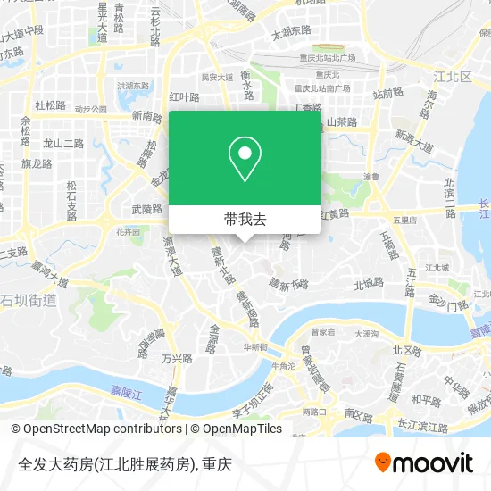 全发大药房(江北胜展药房)地图