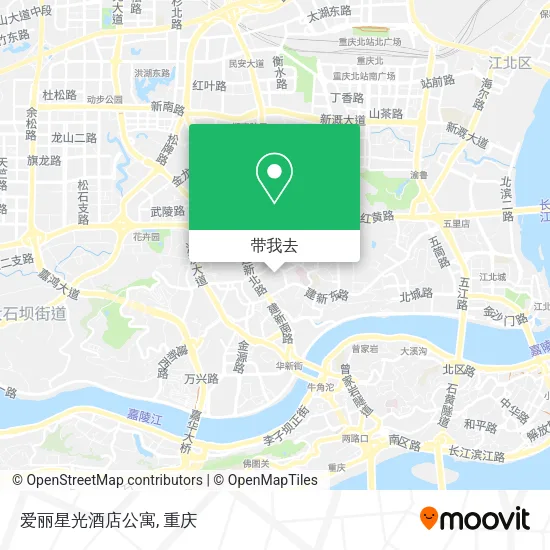 爱丽星光酒店公寓地图