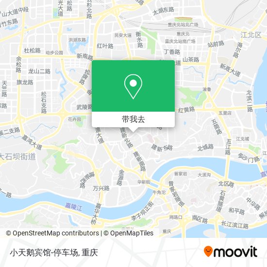 小天鹅宾馆-停车场地图