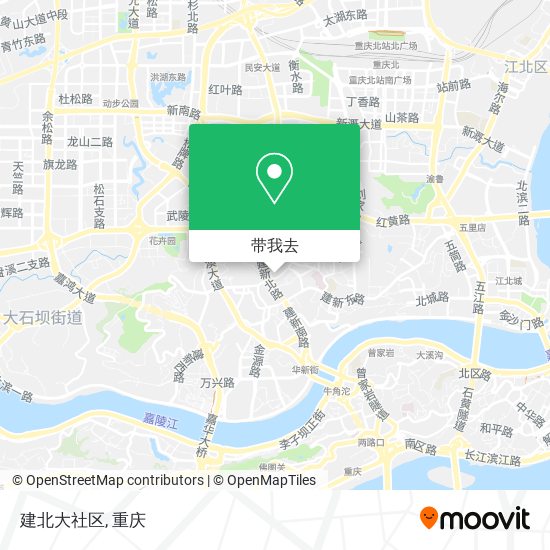 建北大社区地图
