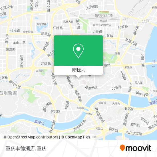 重庆丰德酒店地图