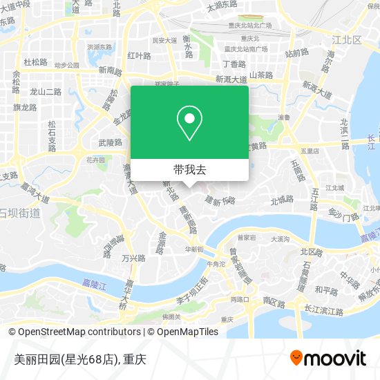 美丽田园(星光68店)地图