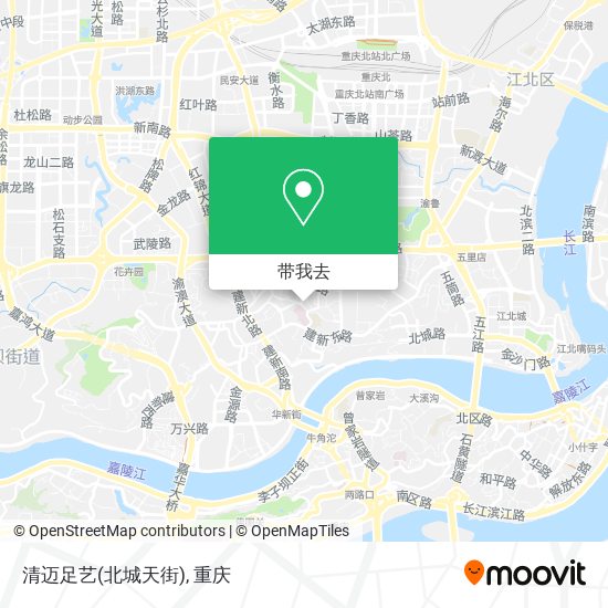 清迈足艺(北城天街)地图