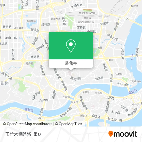 玉竹木桶洗浴地图