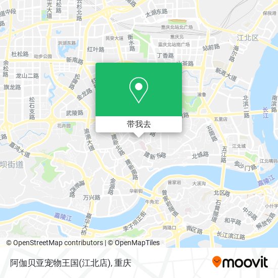 阿伽贝亚宠物王国(江北店)地图