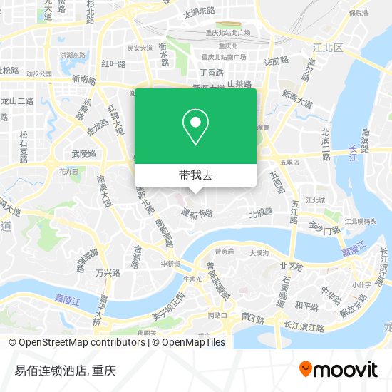 易佰连锁酒店地图