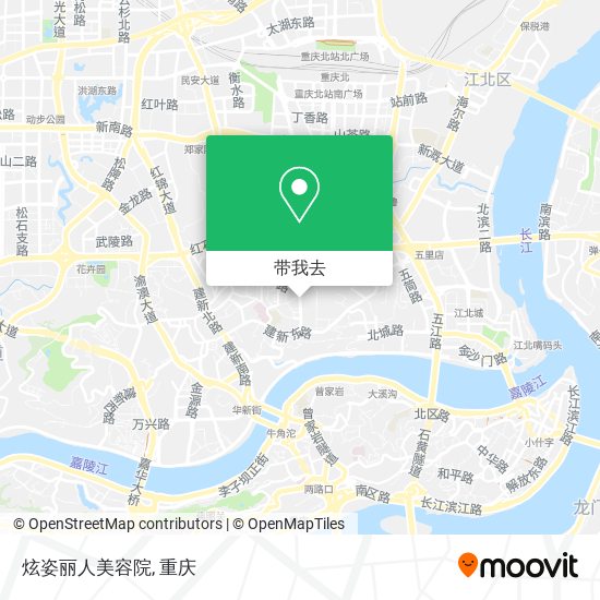 炫姿丽人美容院地图