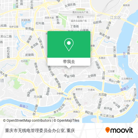 重庆市无线电管理委员会办公室地图