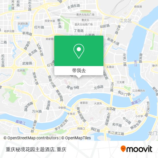 重庆秘境花园主题酒店地图