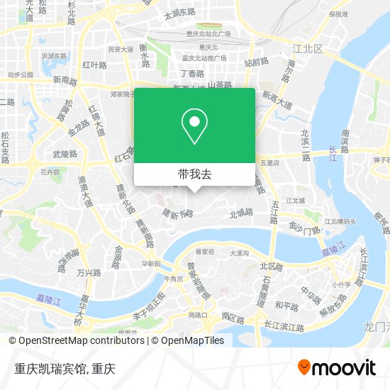 重庆凯瑞宾馆地图
