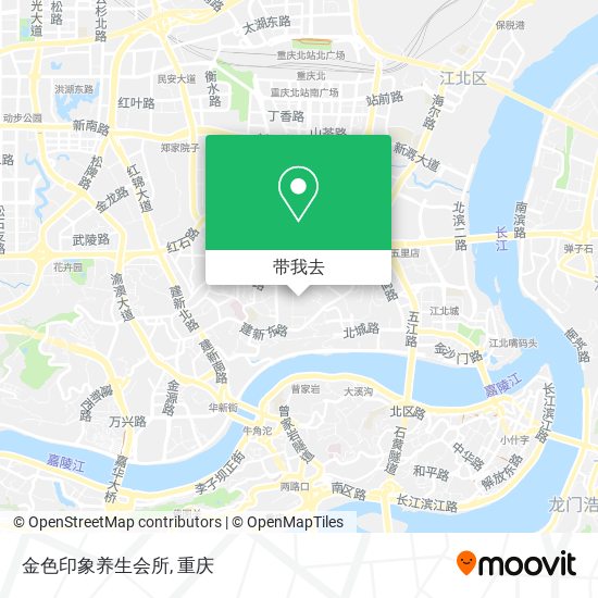 金色印象养生会所地图