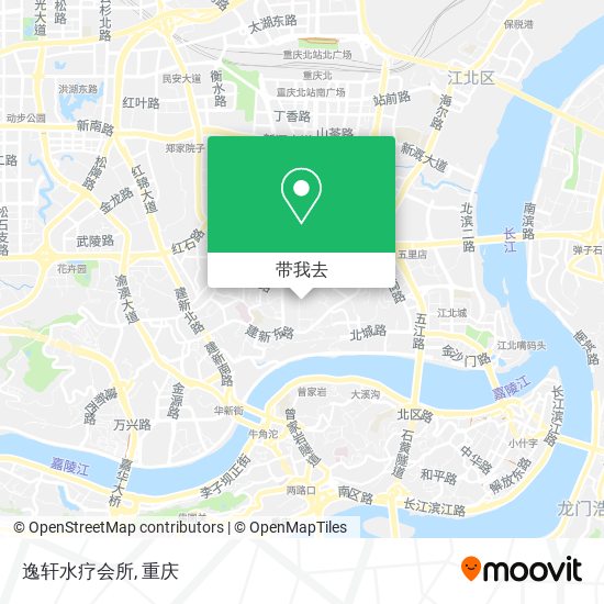 逸轩水疗会所地图