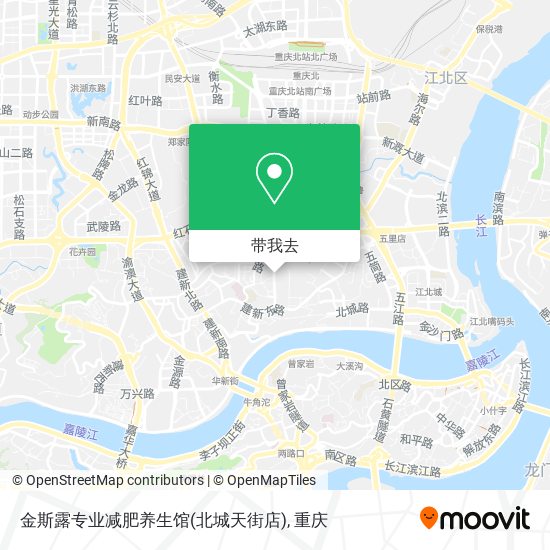 金斯露专业减肥养生馆(北城天街店)地图