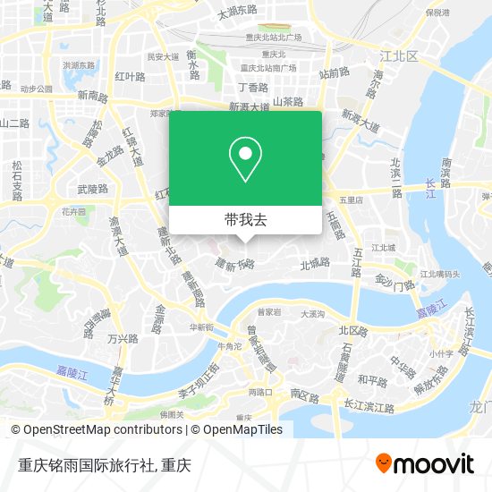 重庆铭雨国际旅行社地图