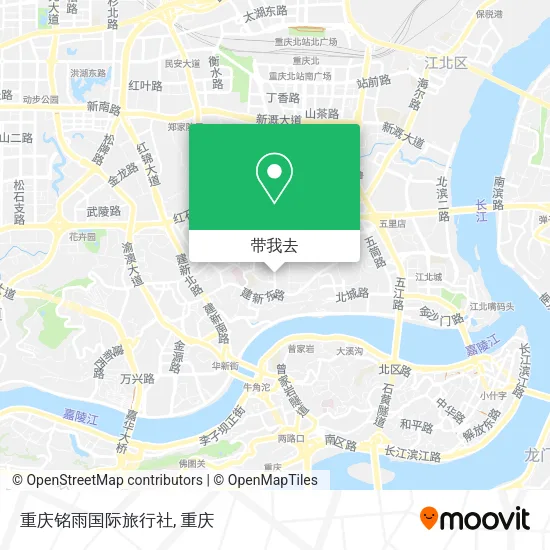 重庆铭雨国际旅行社地图