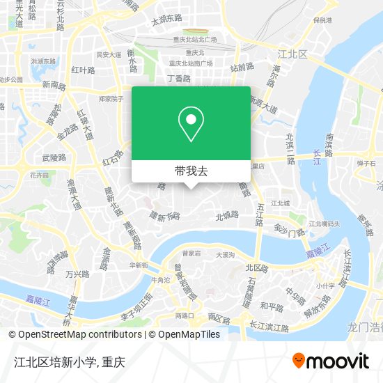 江北区培新小学地图