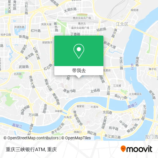 重庆三峡银行ATM地图