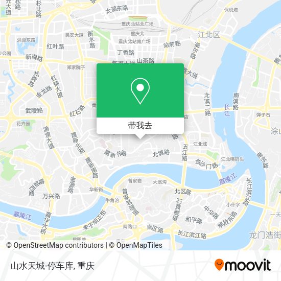 山水天城-停车库地图