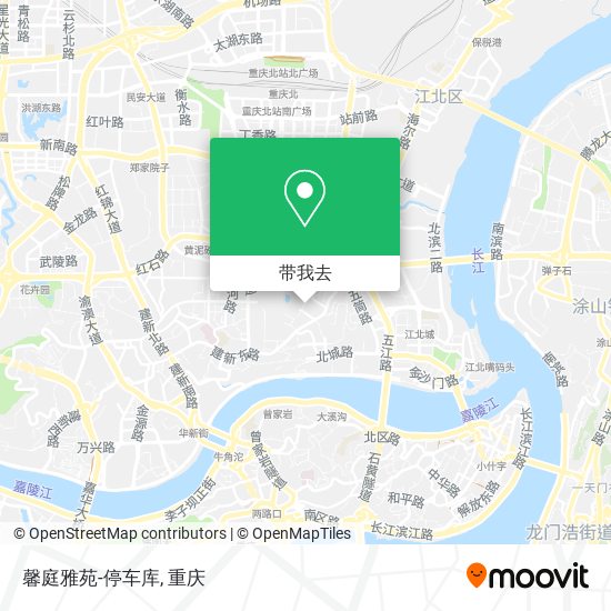 馨庭雅苑-停车库地图