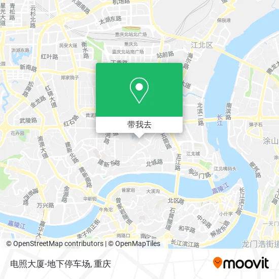 电照大厦-地下停车场地图