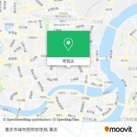 重庆市城市照明管理局地图