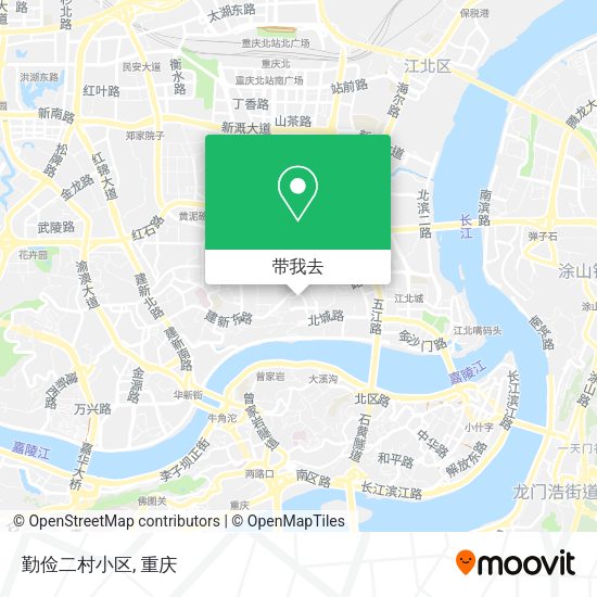 勤俭二村小区地图