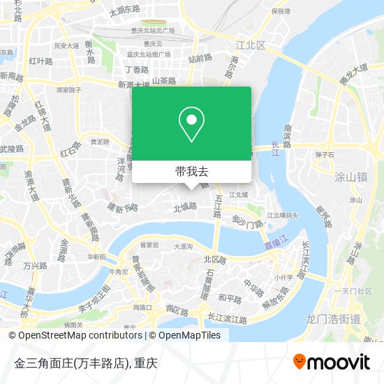 金三角面庄(万丰路店)地图