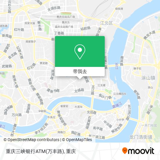 重庆三峡银行ATM(万丰路)地图